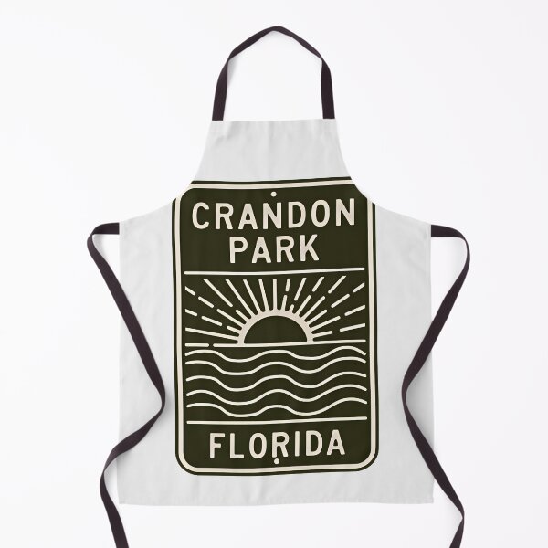 Item preview, Crandon Park Florida - Beach Sign designed and sold by TheOldMittenIllustrated.