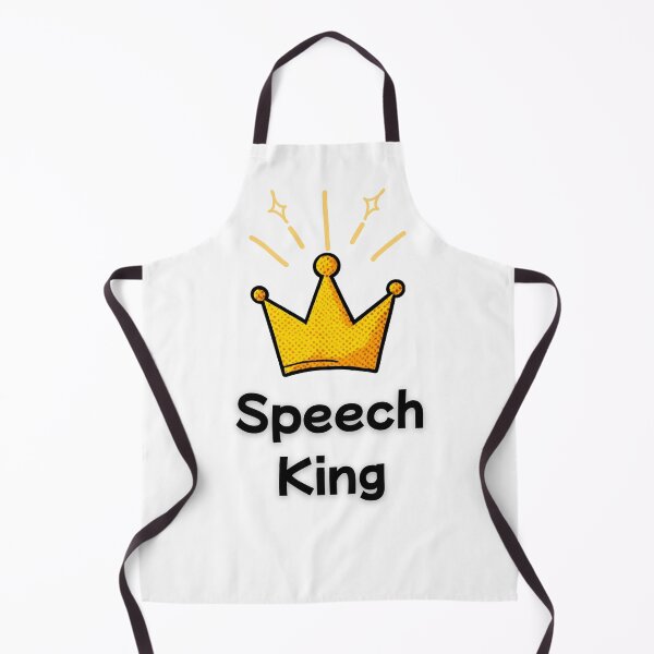 Item preview, SLP Speech King Speech Language Pathologist designed and sold by NicoleSLP.