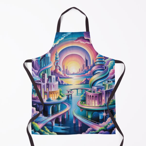 Item preview, А fantasy cityscape. designed and sold by Lilashakti ⭐️ ⭐️ ⭐️ ⭐️ ⭐️.