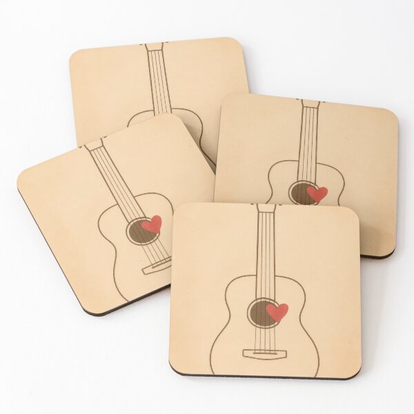 Item preview, Acoustic Guitar Heart Music Love Cinema Movie designed and sold by Cine8.
