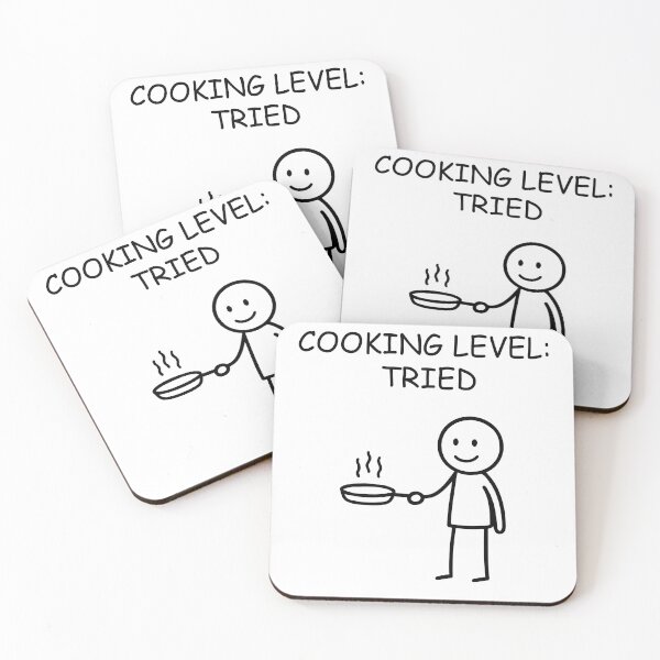 Item preview, Tiny Mood Man – Funny Cooking and Kitchen Humor Art designed and sold by eivicraft.