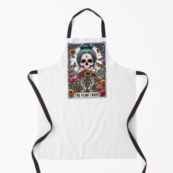 Item preview, The Plant Lover Skeleton Tarot Card | Botanical Gothic Apparel & Home Decor designed and sold by Compass and a Camera.