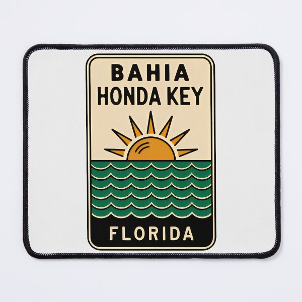 Item preview, Bahia Honda Key Florida - Beach Sign designed and sold by TheOldMittenIllustrated.