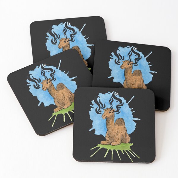 Item preview, Camel sitting on grass with blue sky designed and sold by Cameliarty.