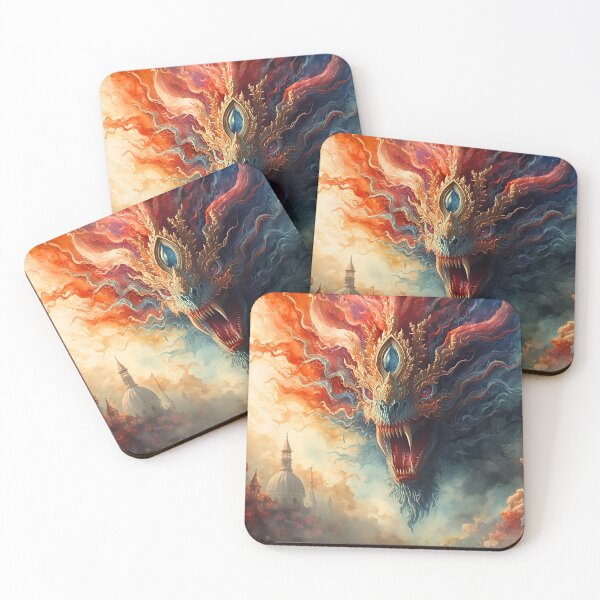 Item preview, Dragon of Fire and Storm designed and sold by Edenglow Prints & Peculiars.
