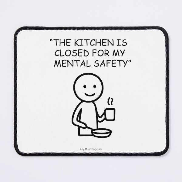 Item preview, Tiny Mood Man – Funny Cooking and Kitchen Humor Art designed and sold by eivicraft.