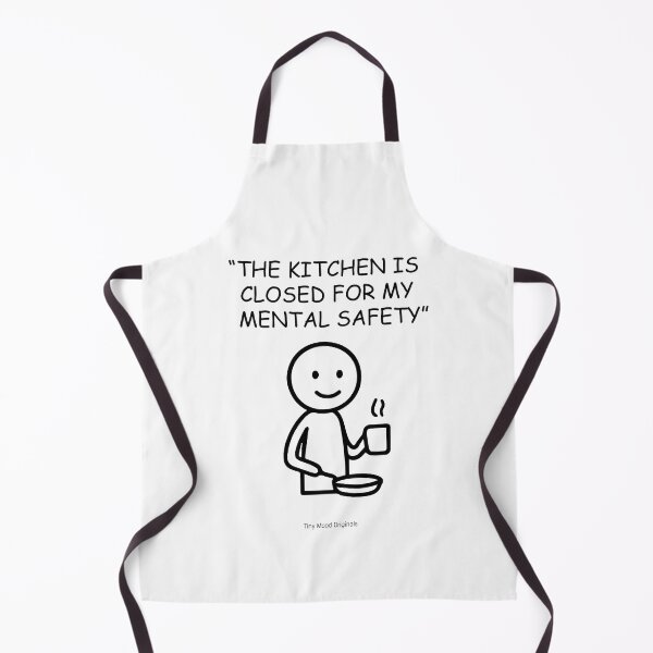 Item preview, Tiny Mood Man – Funny Cooking and Kitchen Humor Art designed and sold by eivicraft.