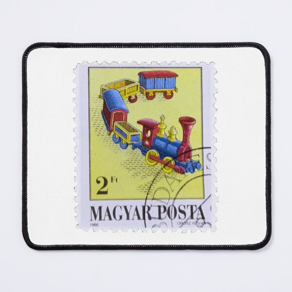 Item preview, Vintage Magyar Hungary Toy Train Postage Stamp designed and sold by red-amber65.