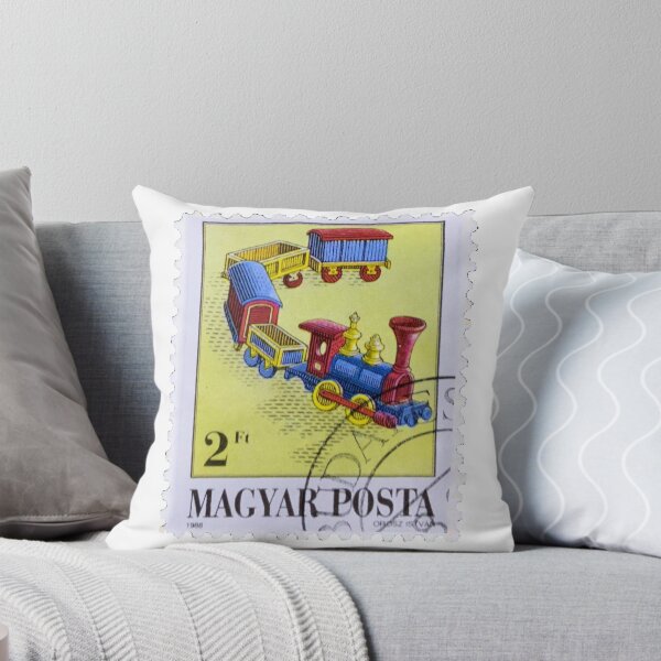 Item preview, Vintage Magyar Hungary Toy Train Postage Stamp designed and sold by red-amber65.