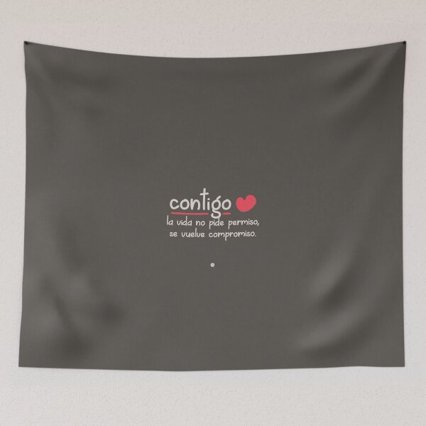 Item preview, With you, life doesn't ask for permission, it becomes a commitment (fo) designed and sold by XUSRedbubble.