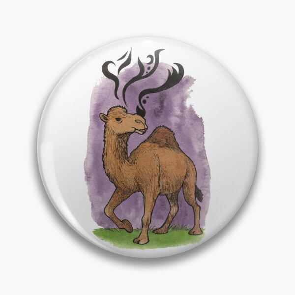 Item preview, Surreal camel with antlers and purple sky designed and sold by Cameliarty.