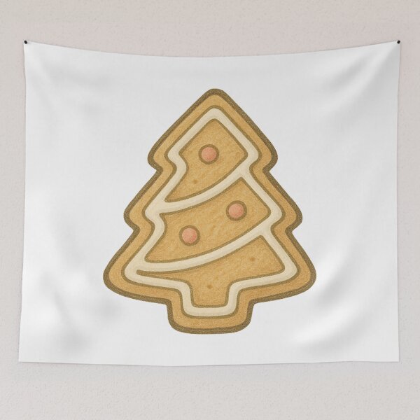 Item preview, Gingerbread Tree Cookie Illustration designed and sold by Vendeloc.