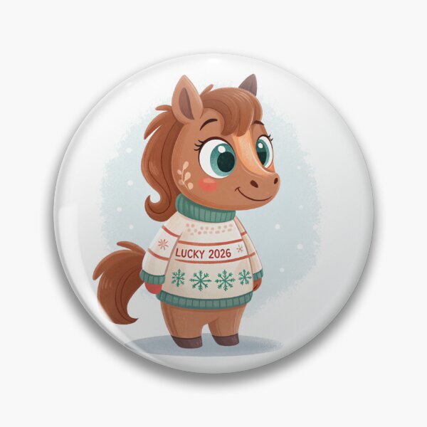Item preview, Lucky 2026 Horse | Cute New Year Character by Vivo Studio designed and sold by VivoStudio.