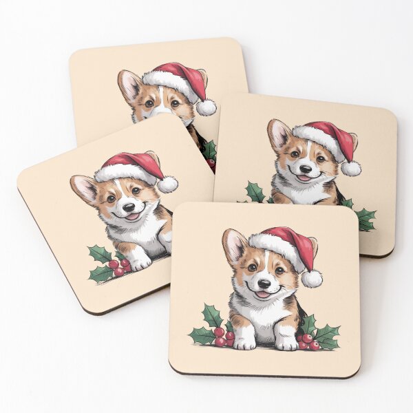 Item preview, Santa Corgi designed and sold by 123ks.
