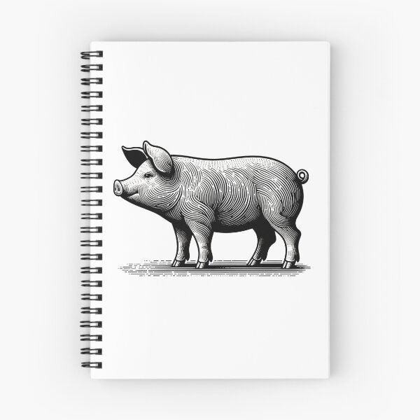 Aperçu de l'œuvre Cochon d'art populaire créée et vendue par Andy Coleman.