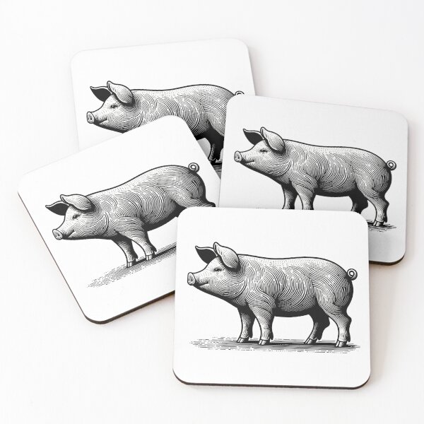 Item preview, Folk Art Pig designed and sold by Andy Coleman.