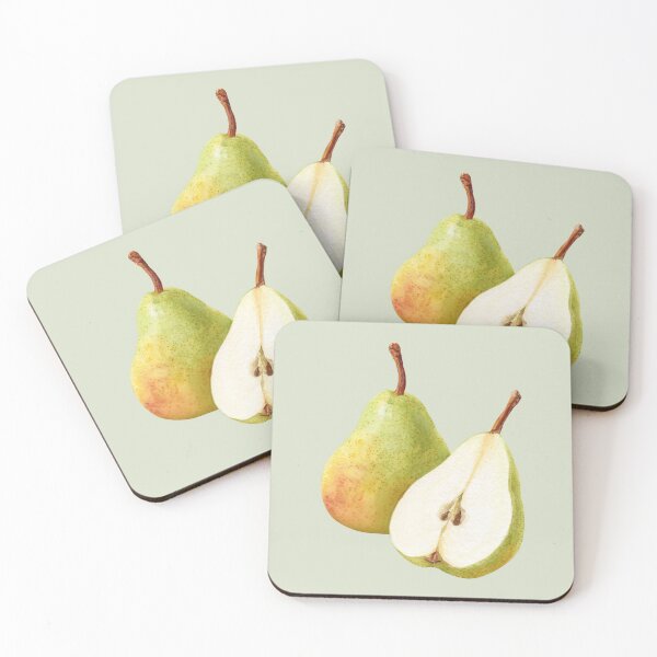 Item preview, One Half and One Whole Anjou Pears designed and sold by Violet Peonies.