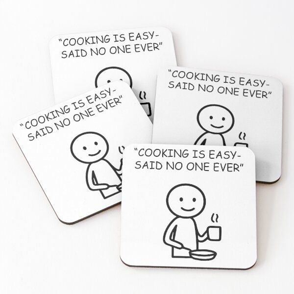 Item preview, Tiny Mood Man – Funny Cooking and Kitchen Humor Art designed and sold by eivicraft.