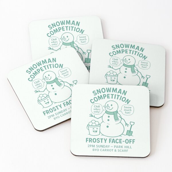 Item preview, Frosty Snowman Competition Face-Off designed and sold by PrintSmithArt.