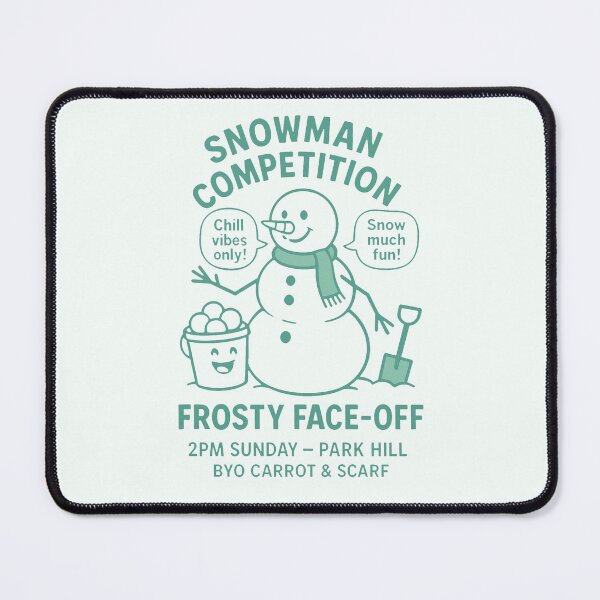 Item preview, Frosty Snowman Competition Face-Off designed and sold by PrintSmithArt.
