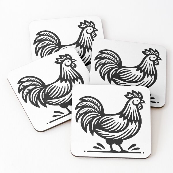 Item preview, Folk Art Chicken designed and sold by Andy Coleman.