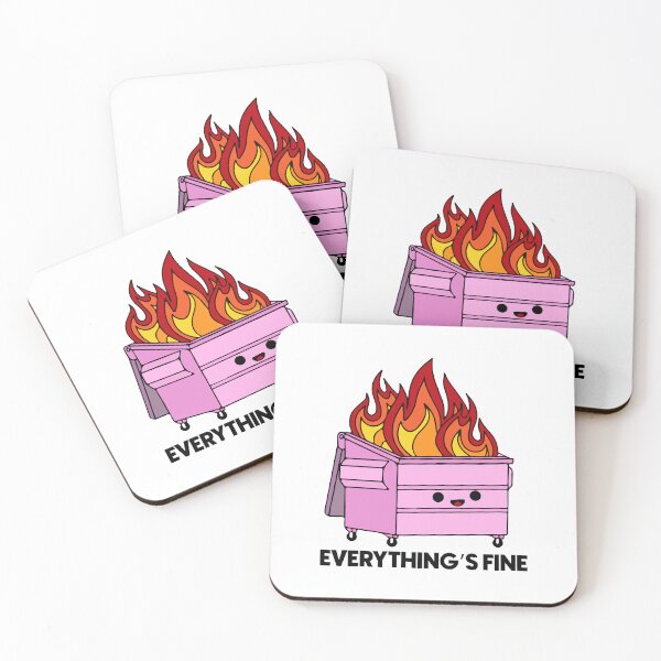 Item preview, Memes Dumpster Fire Everything's Is Fine designed and sold by designing01Ar3.