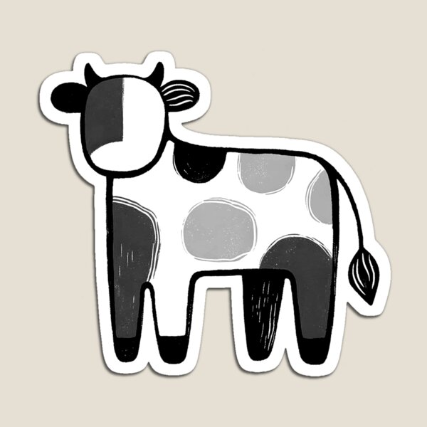 Item preview, Folk Art Cow designed and sold by Andy Coleman.