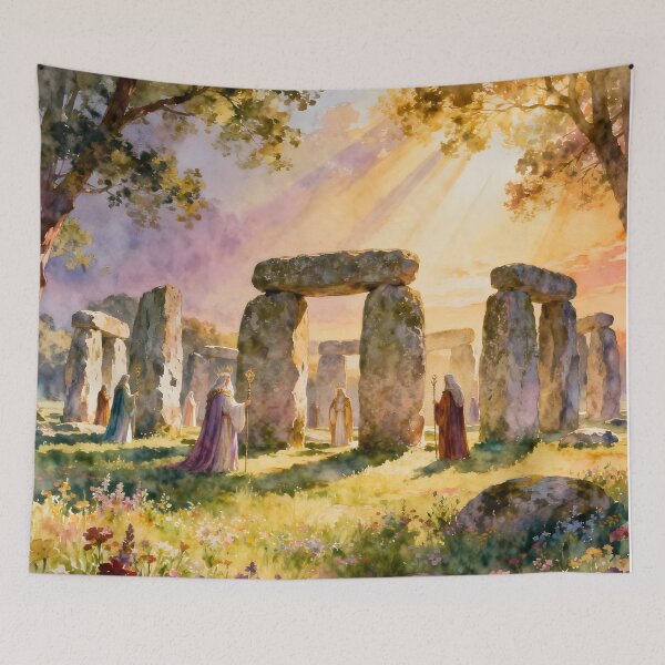 Item preview, Druids in Stonehenge designed and sold by SoniaSarkali.