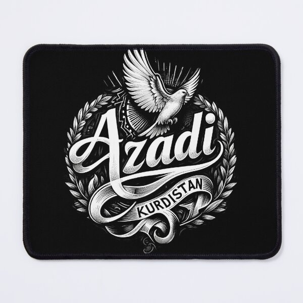 Item preview, Azadi Kurdistan Dove – Freedom Kurdish Pride Vintage Badge designed and sold by ChaosCoffee.