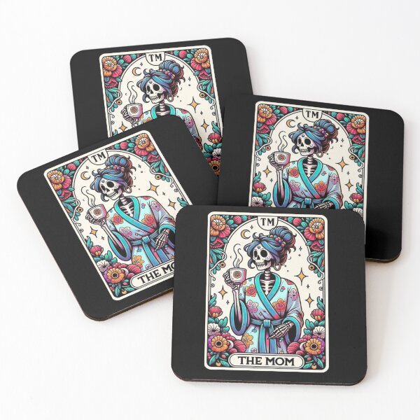 Item preview, The Mom Skeleton Tarot Card Apparel & Home Decor designed and sold by Compass and a Camera.