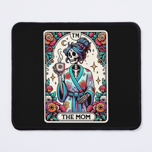 Item preview, The Mom Skeleton Tarot Card Apparel & Home Decor designed and sold by Compass and a Camera.