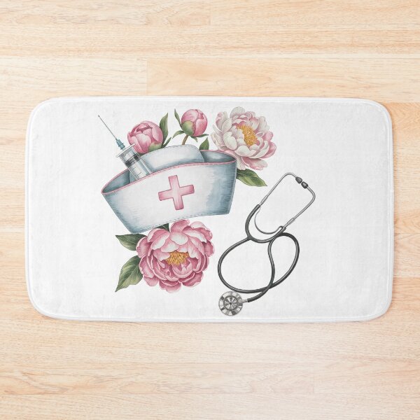 Item preview, Healthcare Symbols with Peonies designed and sold by jkrphoto.