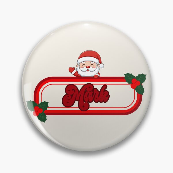 Item preview, Mark and Santa Claus designed and sold by ArtCraftLab.
