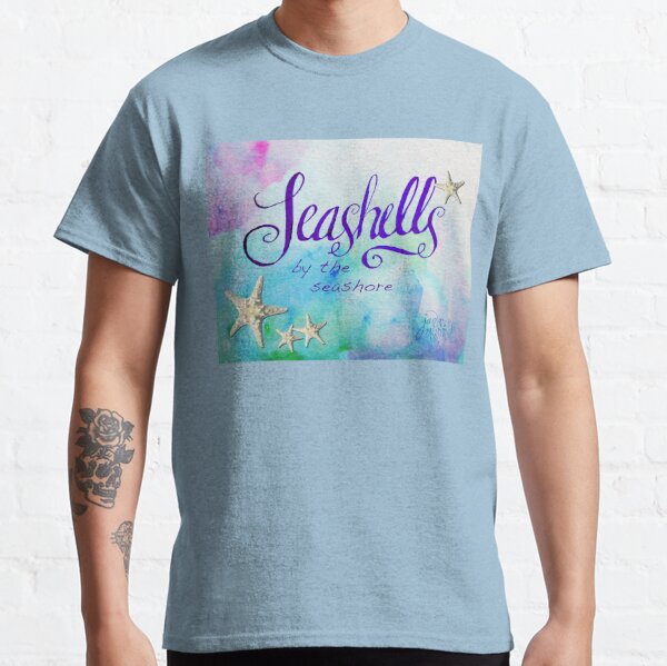 Seashells by the seashore by Jan Marvin Classic T-Shirt