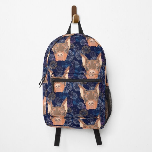 Item preview, Fireworks pattern doberman designed and sold by LeahcarsArt.