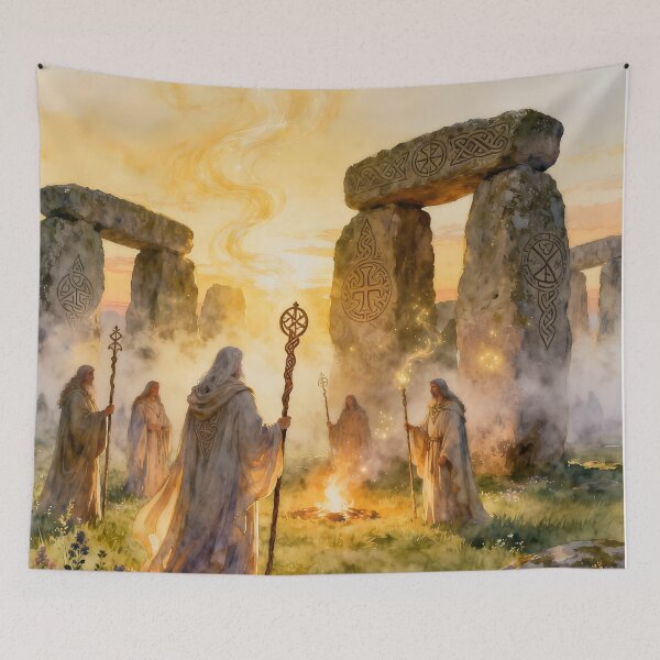 Item preview, Druids in Stonehenge designed and sold by SoniaSarkali.