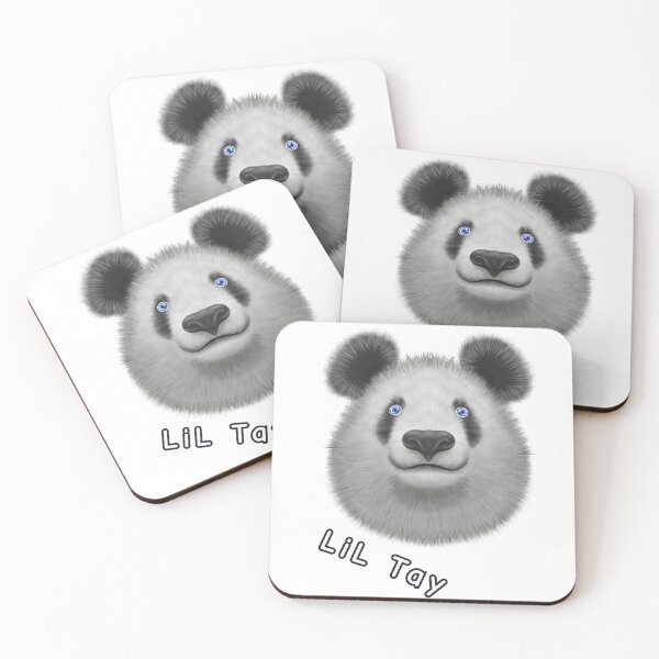 Item preview, LiL Tay brings you the ultimate happy face Panda bear and its the coolest ever seen designed and sold by lil tay .