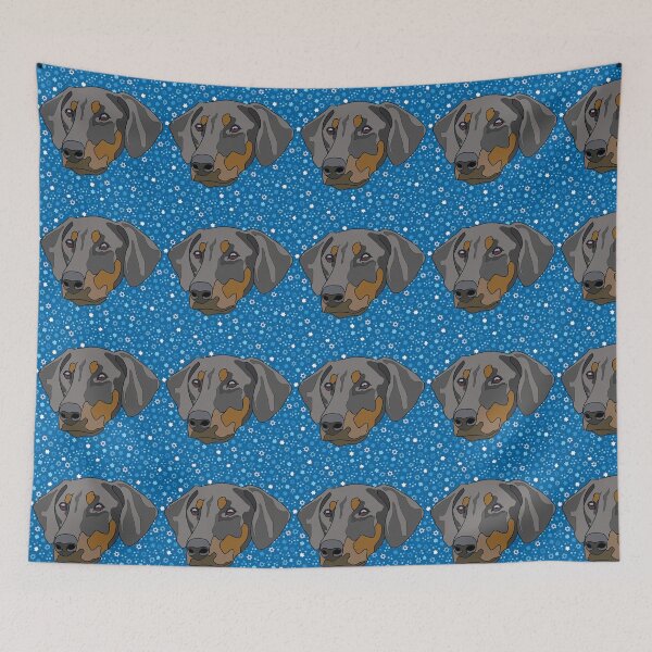 Item preview, Copy of Chanukah pattern doberman designed and sold by LeahcarsArt.