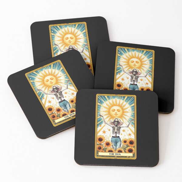 Item preview, Sunflower Tarot Card Design – Boho Sunflower Illustration for Apparel & Home Decor | Mystical Floral Aesthetic Art designed and sold by Compass and a Camera.