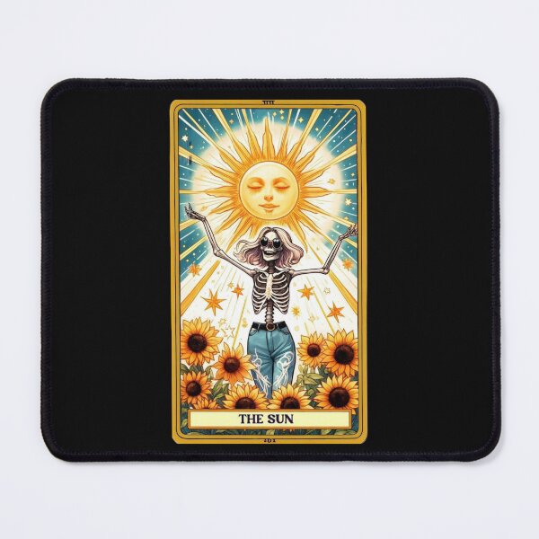 Item preview, Sunflower Tarot Card Design – Boho Sunflower Illustration for Apparel & Home Decor | Mystical Floral Aesthetic Art designed and sold by Compass and a Camera.