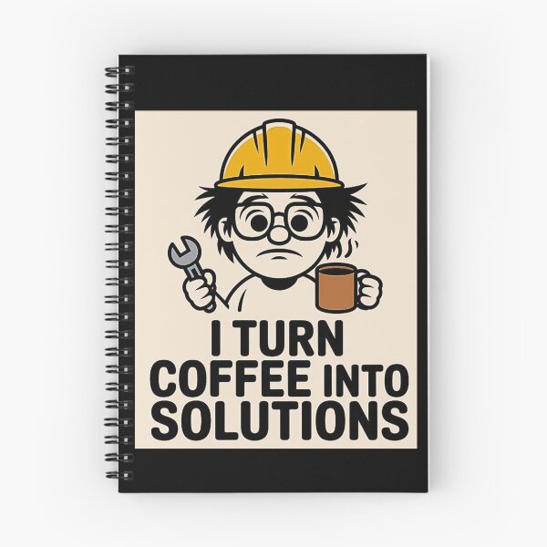 Item preview, Engineer - I turn coffee into solutions  designed and sold by Agu210.
