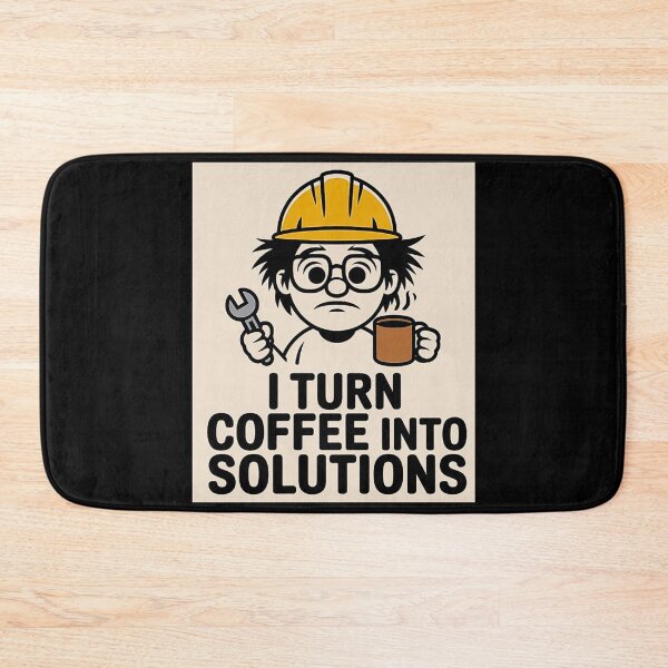 Item preview, Engineer - I turn coffee into solutions  designed and sold by Agu210.