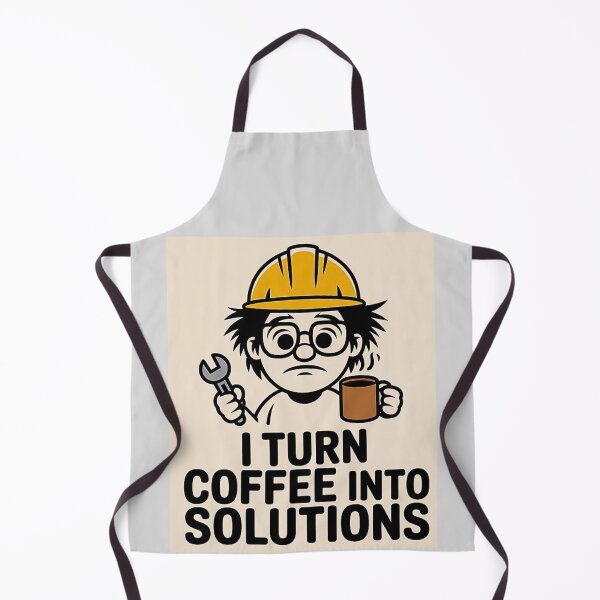 Item preview, Engineer - I turn coffee into solutions  designed and sold by Agu210.