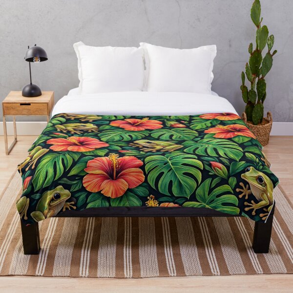 Item preview, Puerto Rico - Tropical Pattern with Coquis designed and sold by treszure-chest.