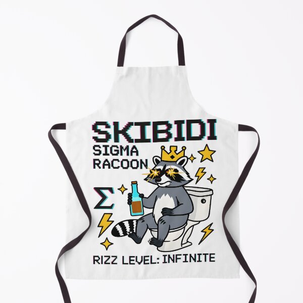 Item preview, Skibidi Sigma Raccoon Infinite Rizz Art designed and sold by AnnDesignStudio.