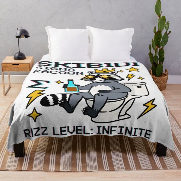 Item preview, Skibidi Sigma Raccoon Infinite Rizz Art designed and sold by AnnDesignStudio.