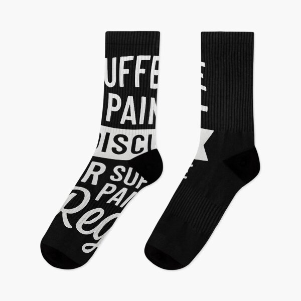 Item preview, Suffer The Pain Of Discipline Or Suffer The Pain Of Regret designed and sold by hemagamo.