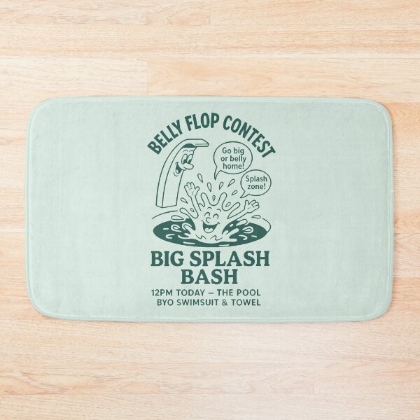 Item preview, Big Splash Belly Flop Bash designed and sold by PrintSmithArt.