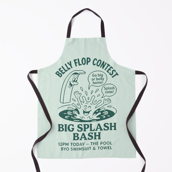 Item preview, Big Splash Belly Flop Bash designed and sold by PrintSmithArt.
