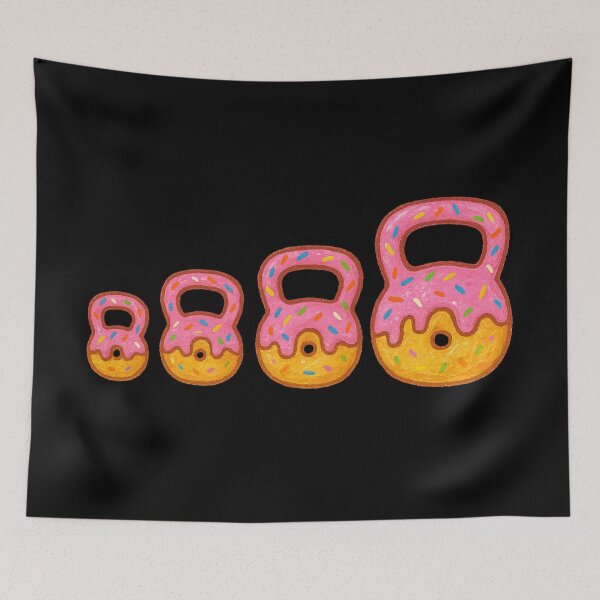 Item preview, Kettlebell Patterns Donuts designed and sold by LookARTIST.